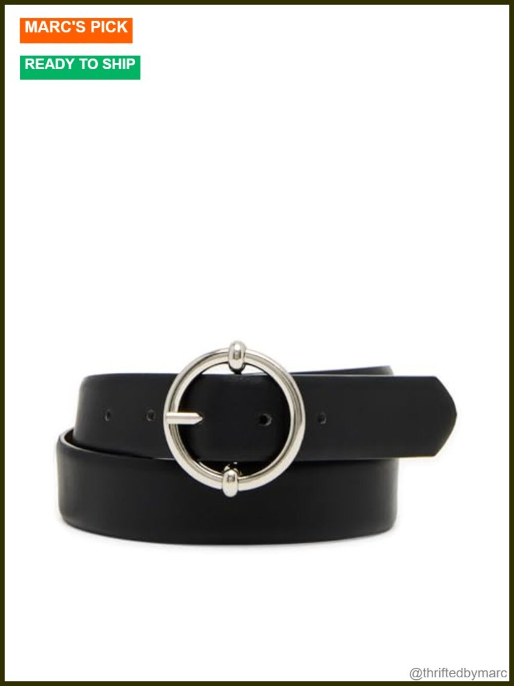 Reversible Pant Belt Statement Buckle Everyday Designer Look
